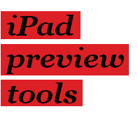 iPad email preview tools