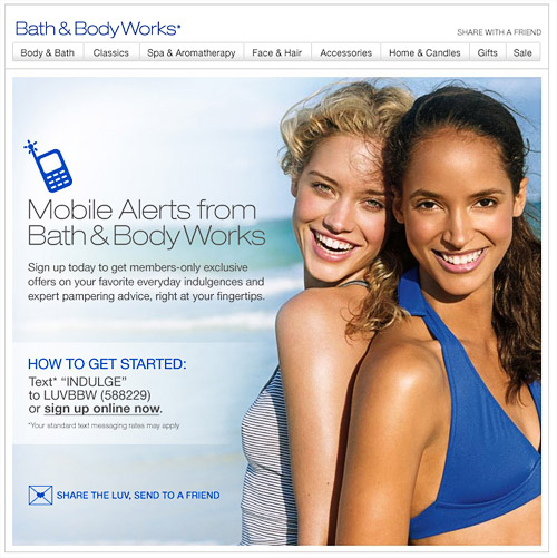 Lane Bryant Text Message Marketing Example – 03.05.2021