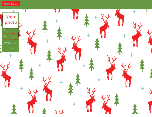 Free Twitter background (Reindeer)