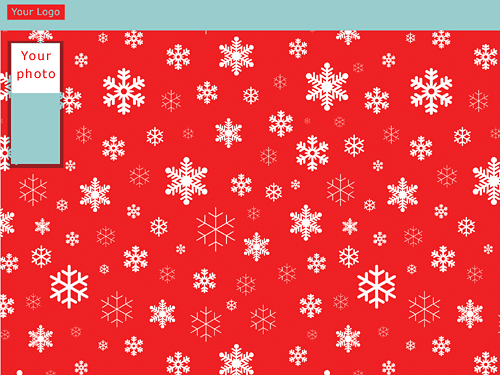 Free Twitter background (Snowflake)