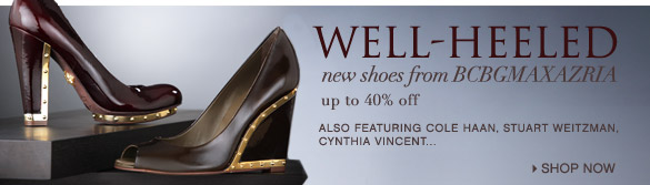 Shoes featuring BCBGMAXAZRIA - up to 40% Off