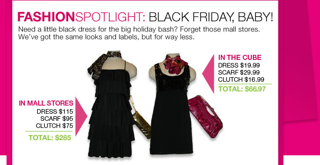 Fashion spotlight: Black Friday, baby!
