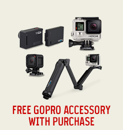 FREE GOPRO ACCESSORY WITH PURCHASE