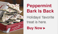 Peppermint Bark is Back - Holidays favorite treat is here. Buy Now
