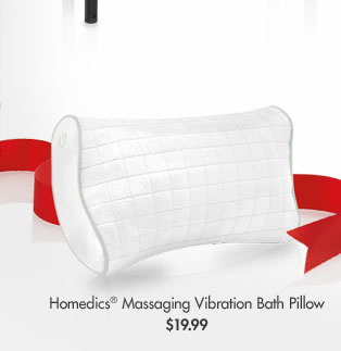Homedics(R) Massaging Vibration Bath Pillow $19.99