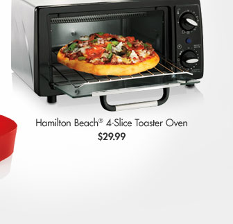 Hamilton Beach(R) 4-Slice Toaster Oven $29.99