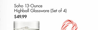 Soho 13-Ounce Highball Glassware (Set of 4) $49.99