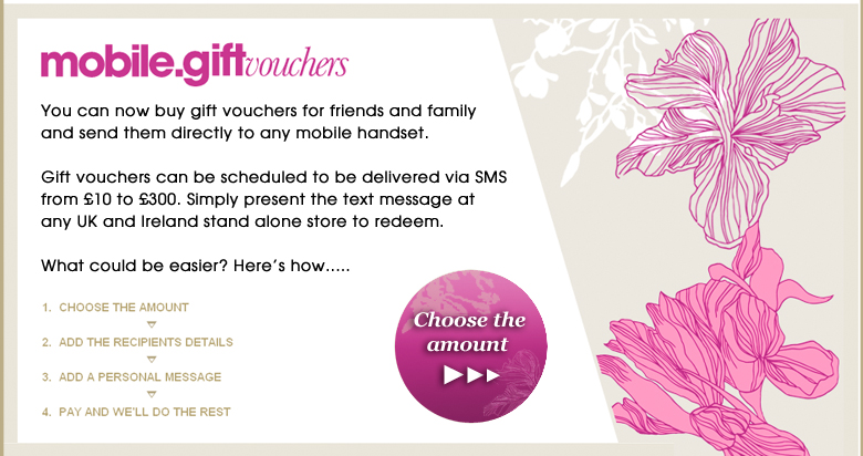 Oasis Mobile Gift Vouchers