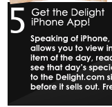 5. Get the Delight iPhone App!