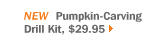 NEW Pumpkin-Carving Drill Kit, $29.95