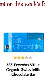 365 Everyday Value Organic Swiss Milk Chocolate Bar
