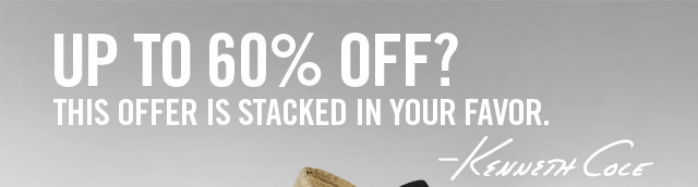 UP TO 60% OFF?
