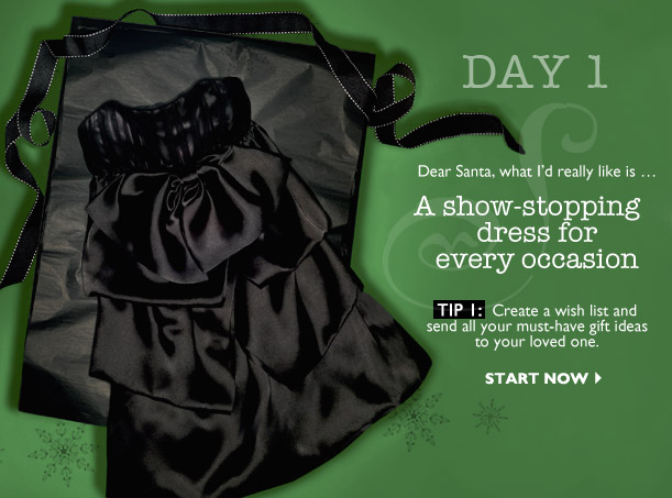 day 1 - a show-stopping dress for every occasion