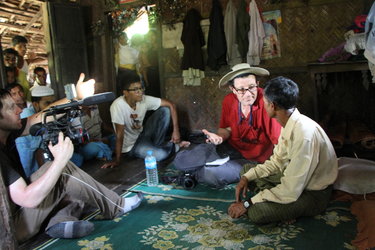 Nicholas Kristof in Myanmar