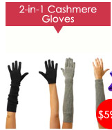 2-in-1 Cashmere Gloves