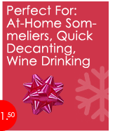 Perfect For: At-Home Sommeliers, Quick Decanting, Wine Drinking