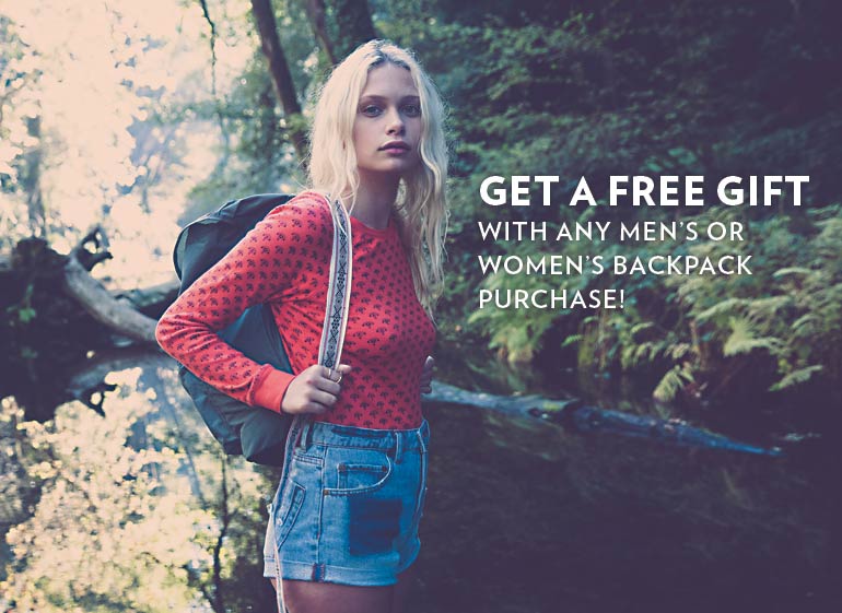 Free Gift With Any Billabong Backpack