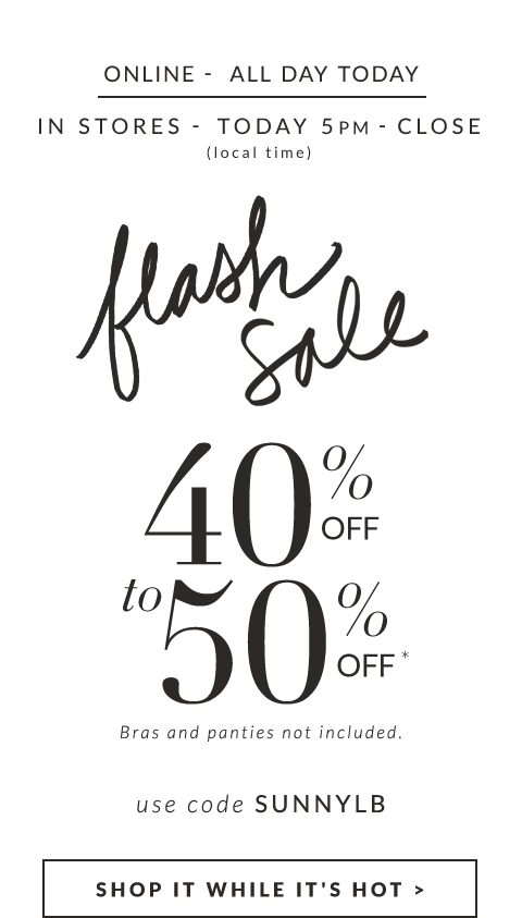 40% to 50% Off