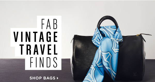 Fab Vintage Travel Finds- Shop Bags