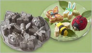 Nordic Ware Backyard Bug Cake Pan with Vanilla Bean Cake Mix